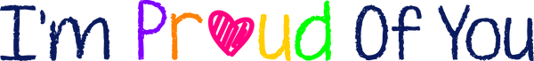 I'm proud of you
